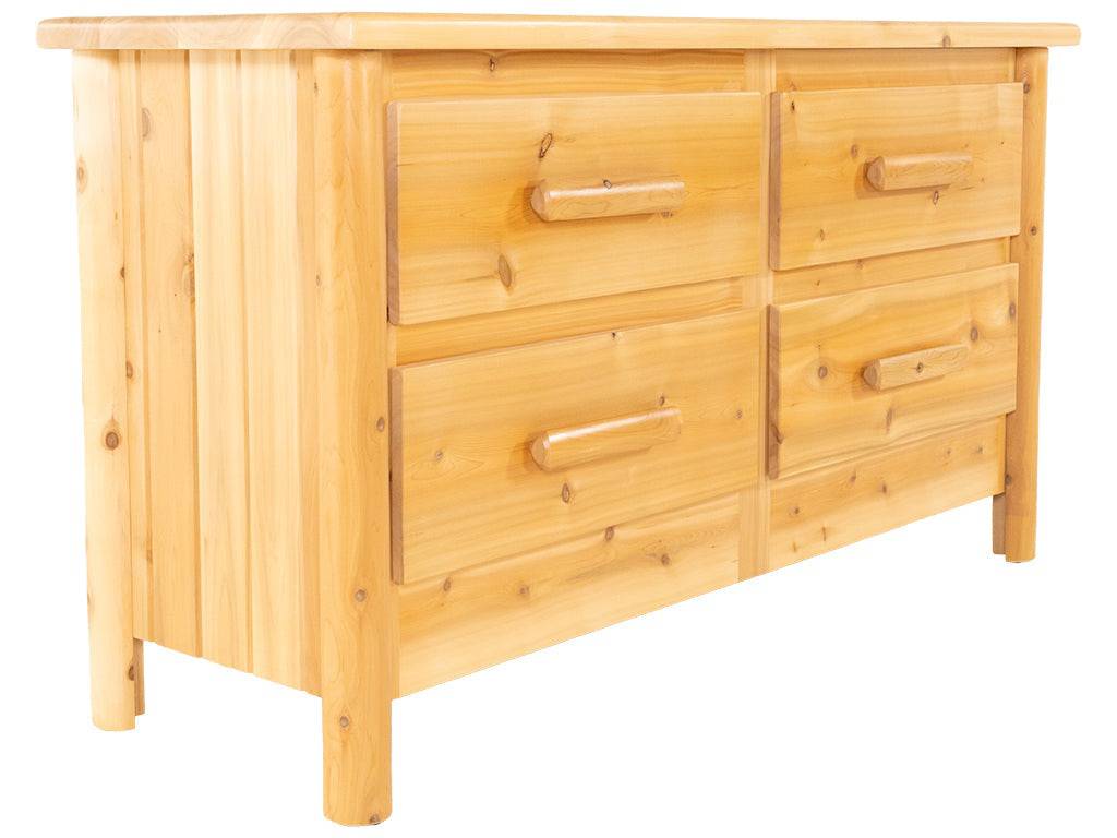 White Cedar 4-Drawer Dresser