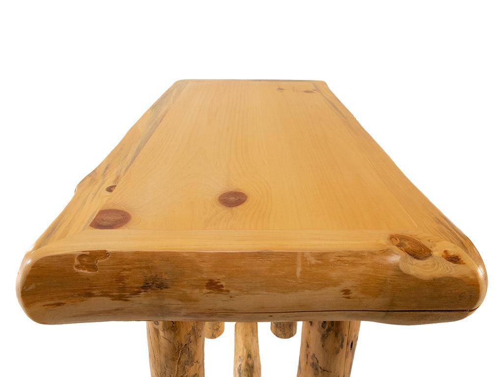 Rustic Red Pine Side Table - Retreat Home Furniture