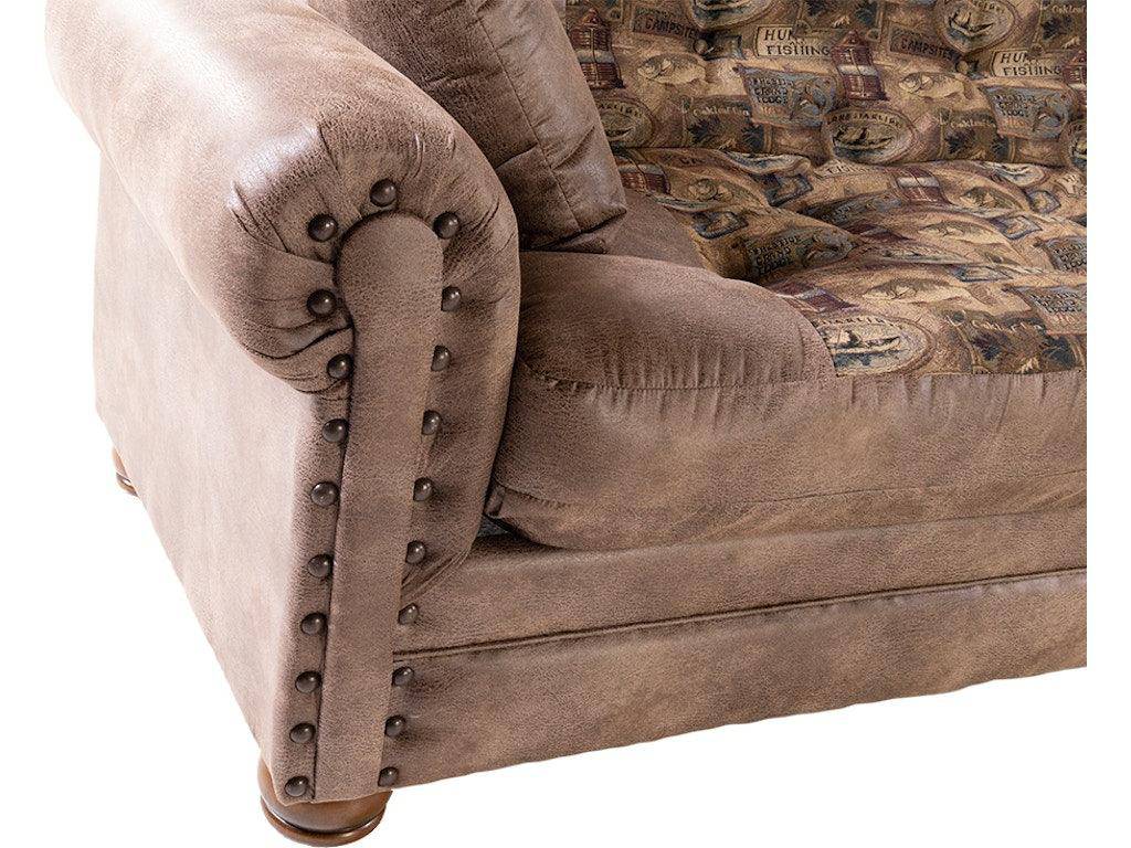 Upholstered EZ Lounger - Vagabond Peacon