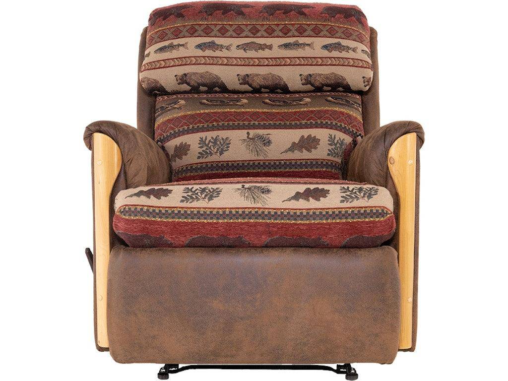 Wall Recliner - Big Lake Horizon/King Black