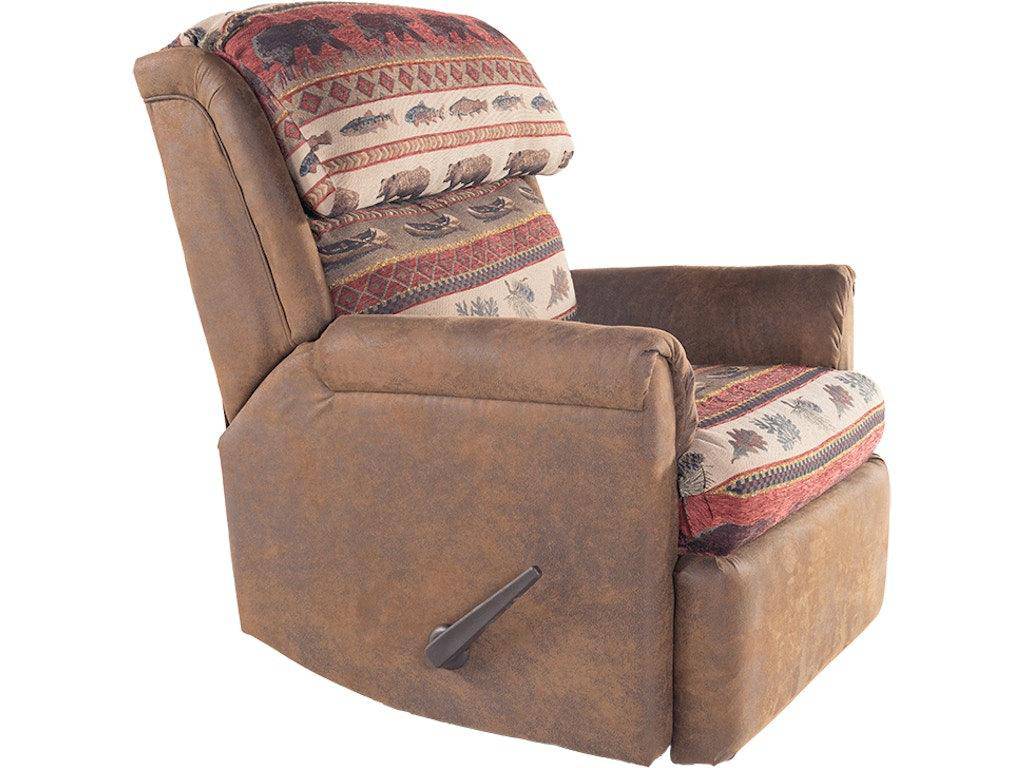 Rustic Rocker Recliner Big Lake Horizon