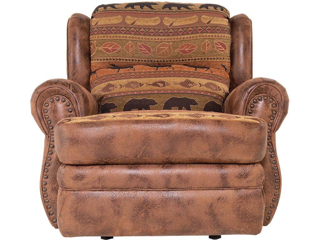 Power Rocker Recliner - Grizzly Apache/Cold Mocha - Retreat Home Furniture