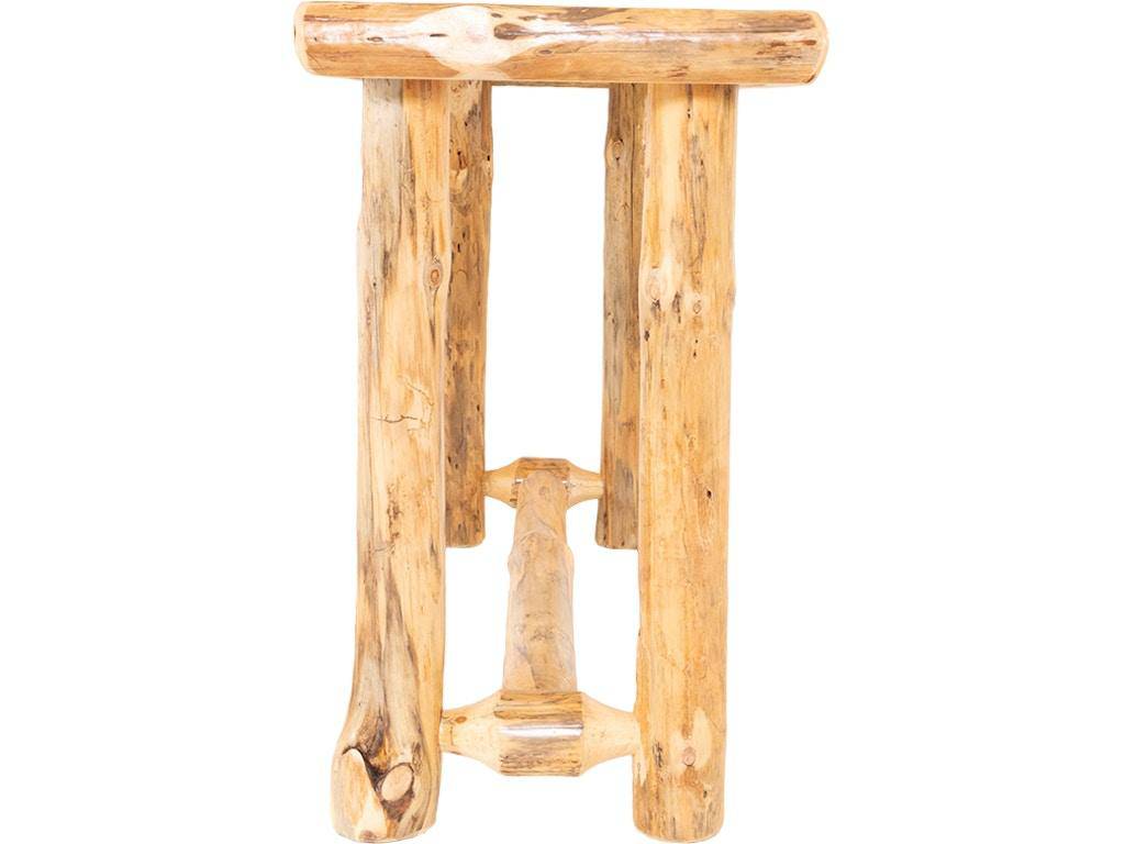 Rustic Red Pine Sofa Table