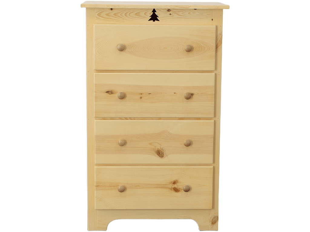 Pine 4 Drawer Chest