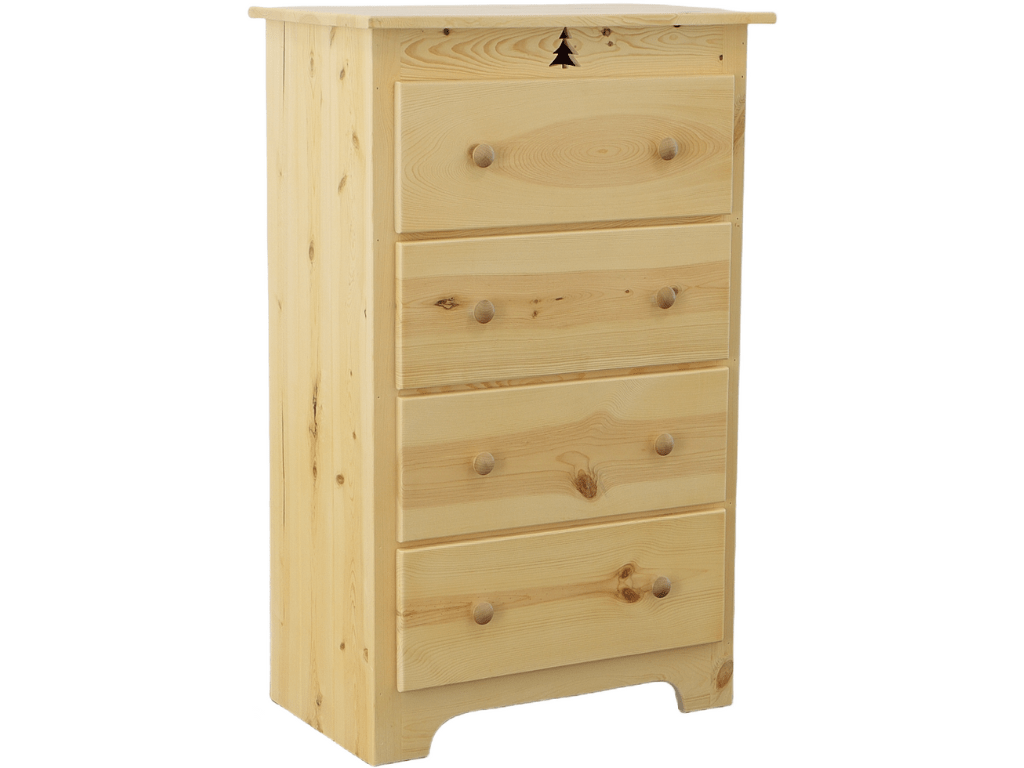 Pine 4 Drawer Chest