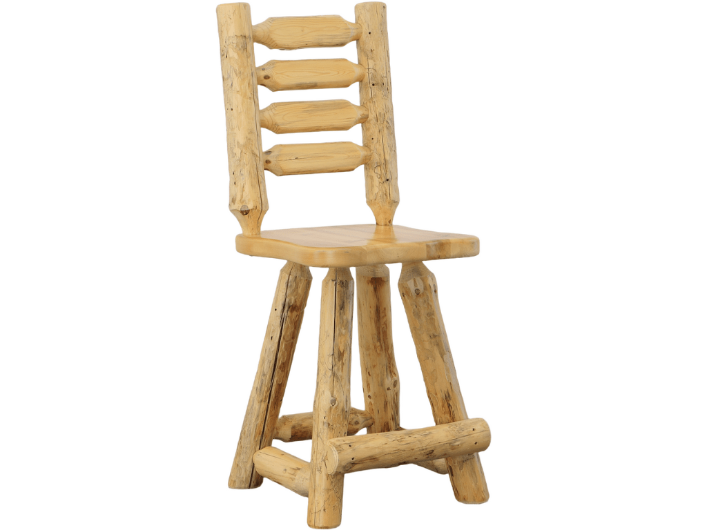 Rustic Red Pine Counterstool