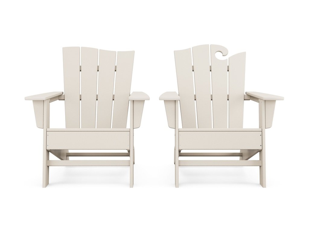 Wave 2-Piece Adirondack Set with The Wave Chair Left Photo