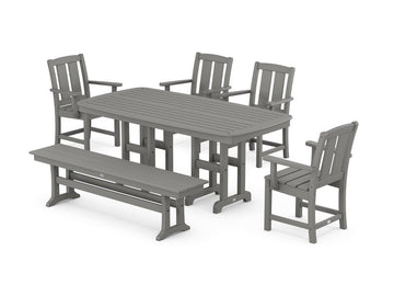 Mission 6-Piece Dining Set with Bench Photo