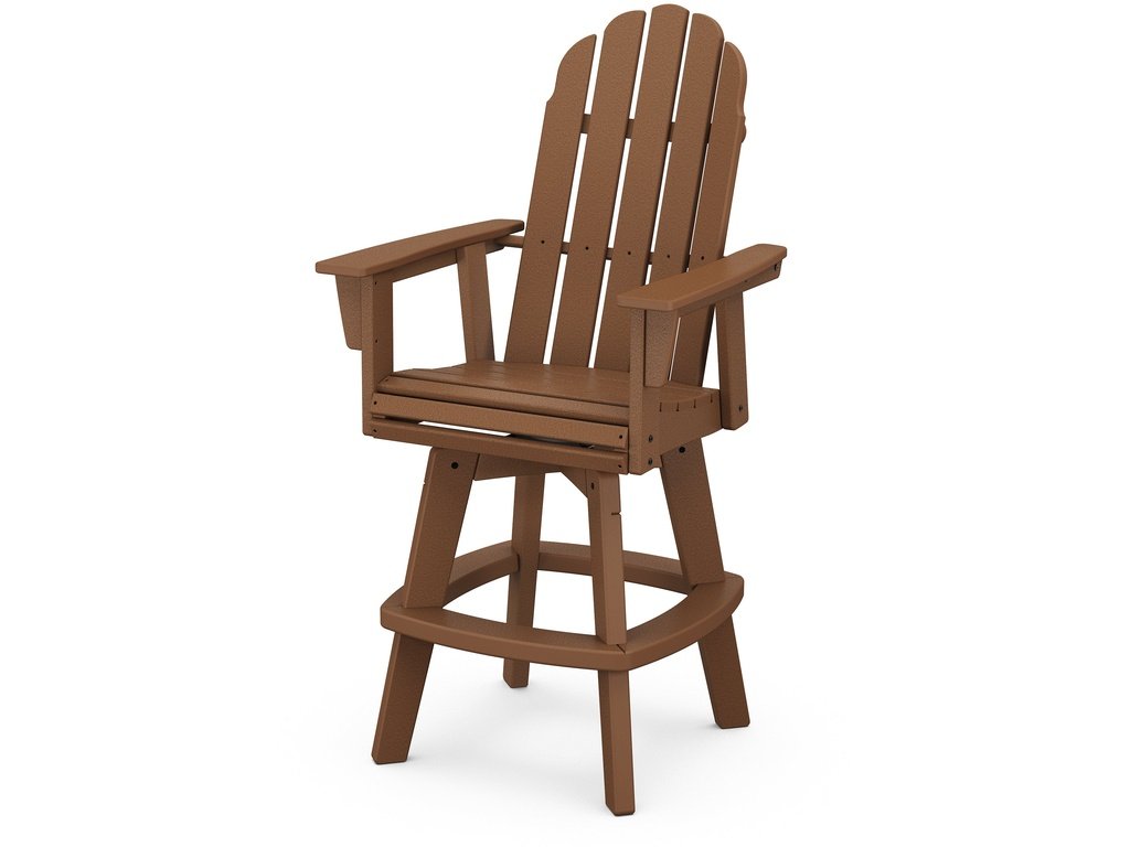 Vineyard Curveback Adirondack Swivel Bar Chair Photo