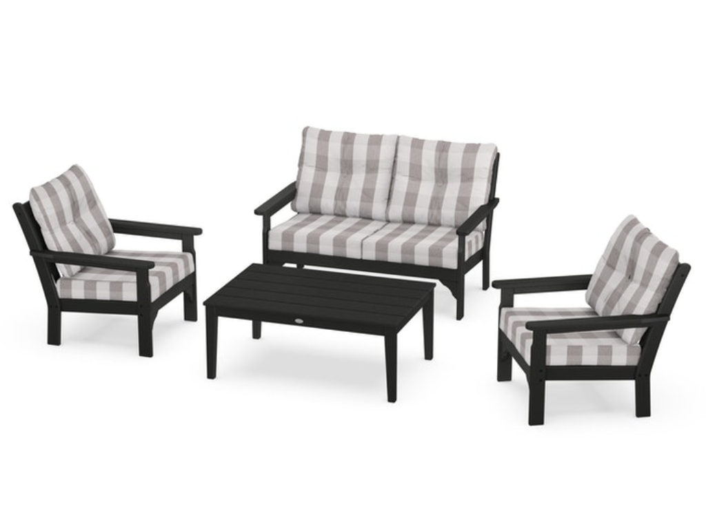 Vineyard 4-Piece Deep Seating Set - Retreat Home Furniture