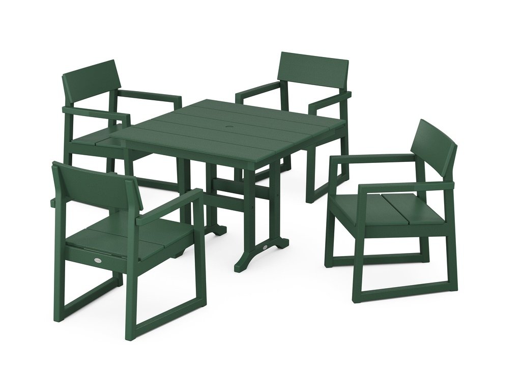 EDGE 5-Piece Farmhouse Dining Set Photo