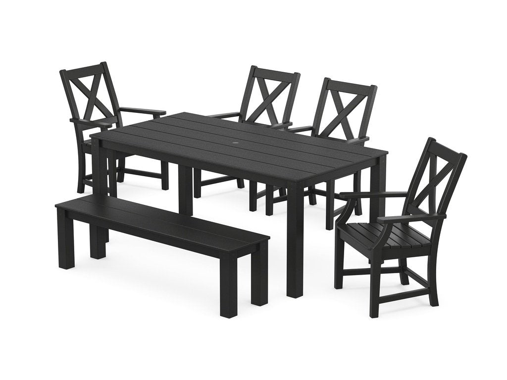 Braxton 6-Piece Parsons Dining Set with Bench Photo