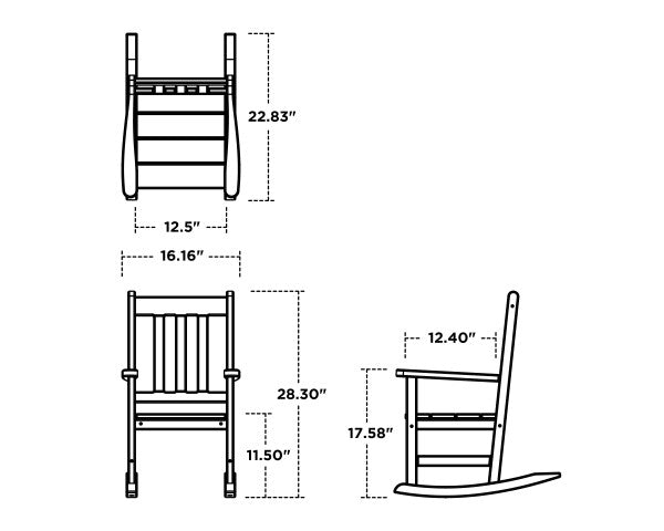 Kids Vineyard Rocking Chair - Retreat Home Furniture