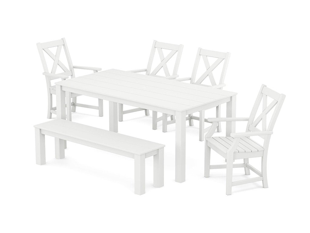 Braxton 6-Piece Parsons Dining Set with Bench Photo