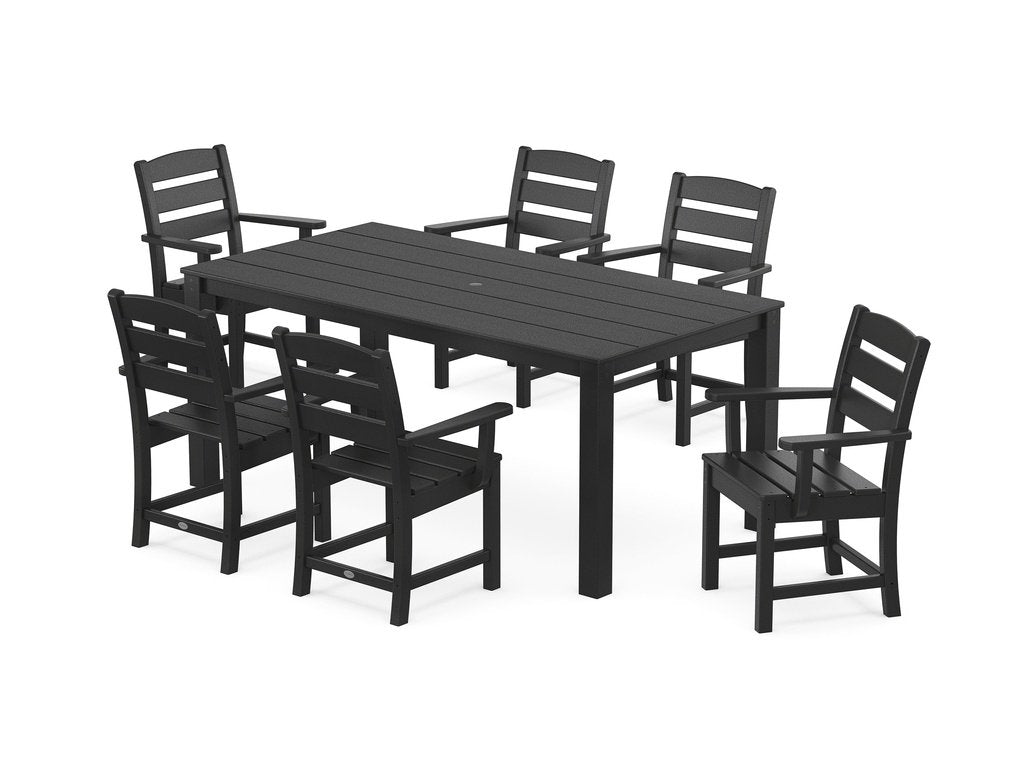 Lakeside Arm Chair 7-Piece Parsons Dining Set Photo