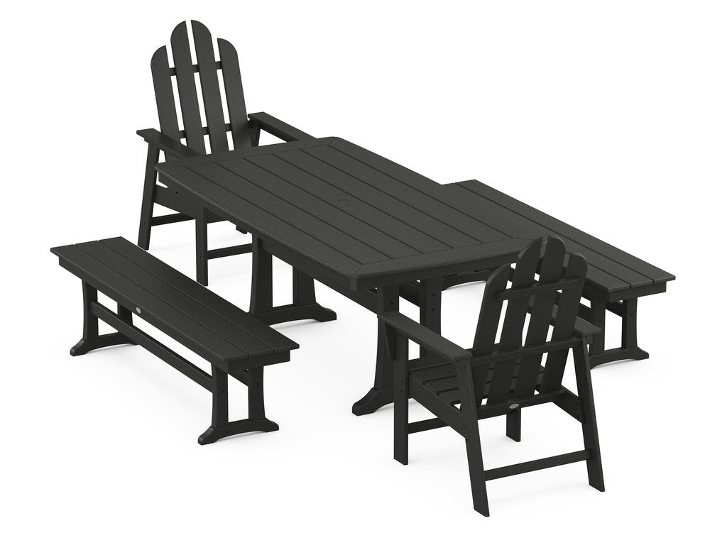 Long Island 5-Piece Dining Set with Trestle Legs Photo