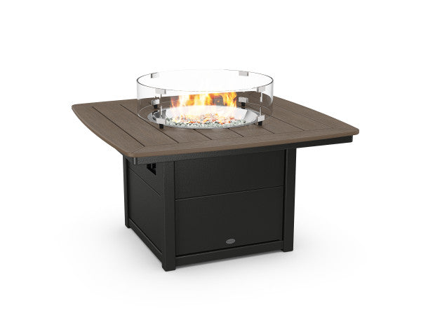 Nautical 42" Fire Pit Table | Natural Finish - Retreat Home Furniture