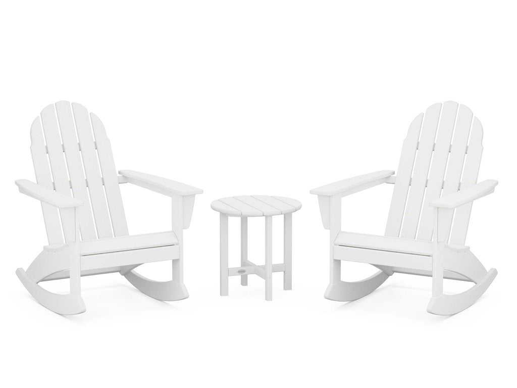 Vineyard 3-Piece Adirondack Rocking Chair Set Photo