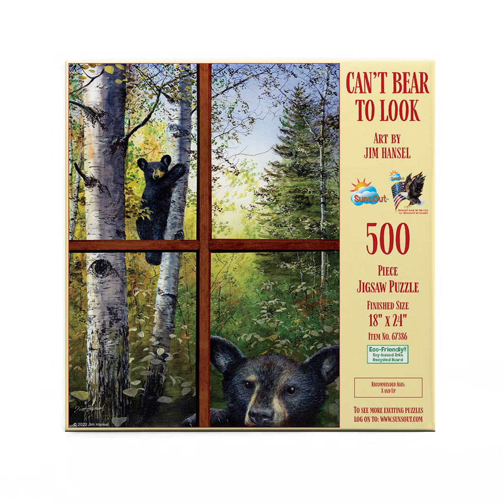 Can't Bear to Look 500 pc Puzzle - Retreat Home Furniture