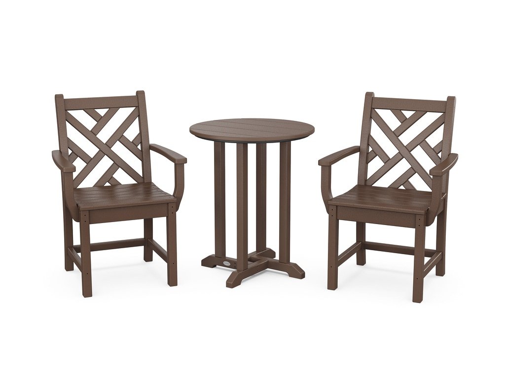 Chippendale 3-Piece Round Dining Set Photo