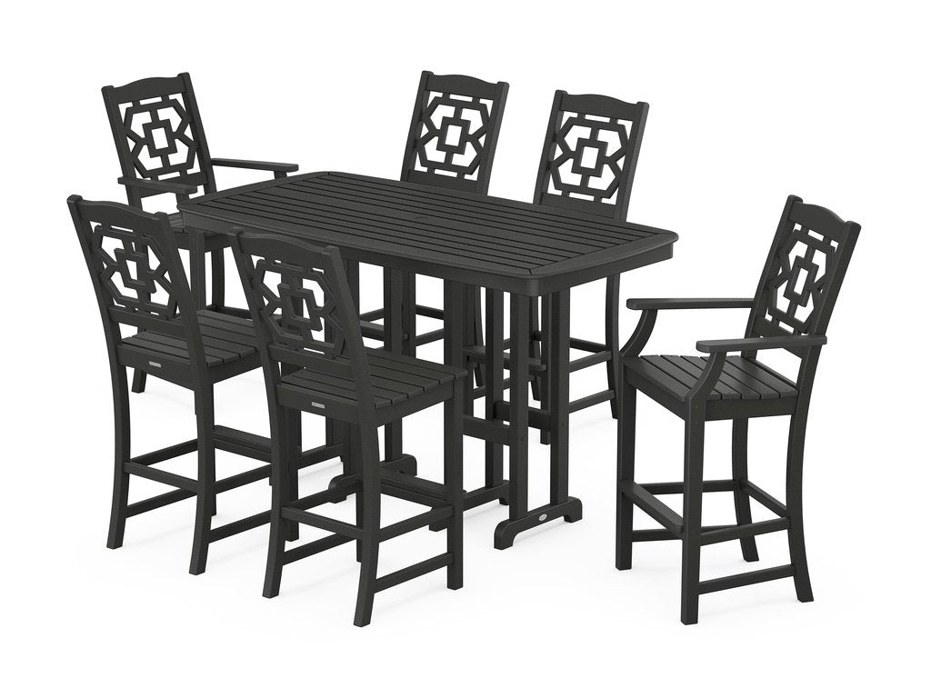 Chinoiserie 7-Piece Bar Set Photo