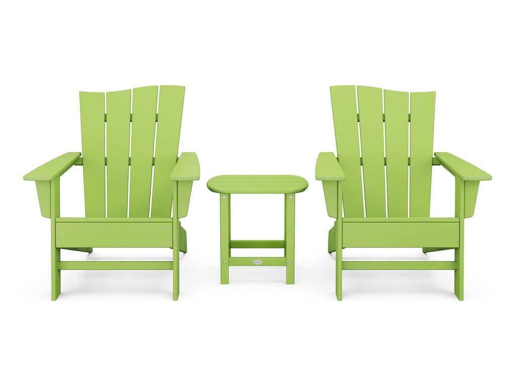 Wave 3-Piece Adirondack Chair Set Photo