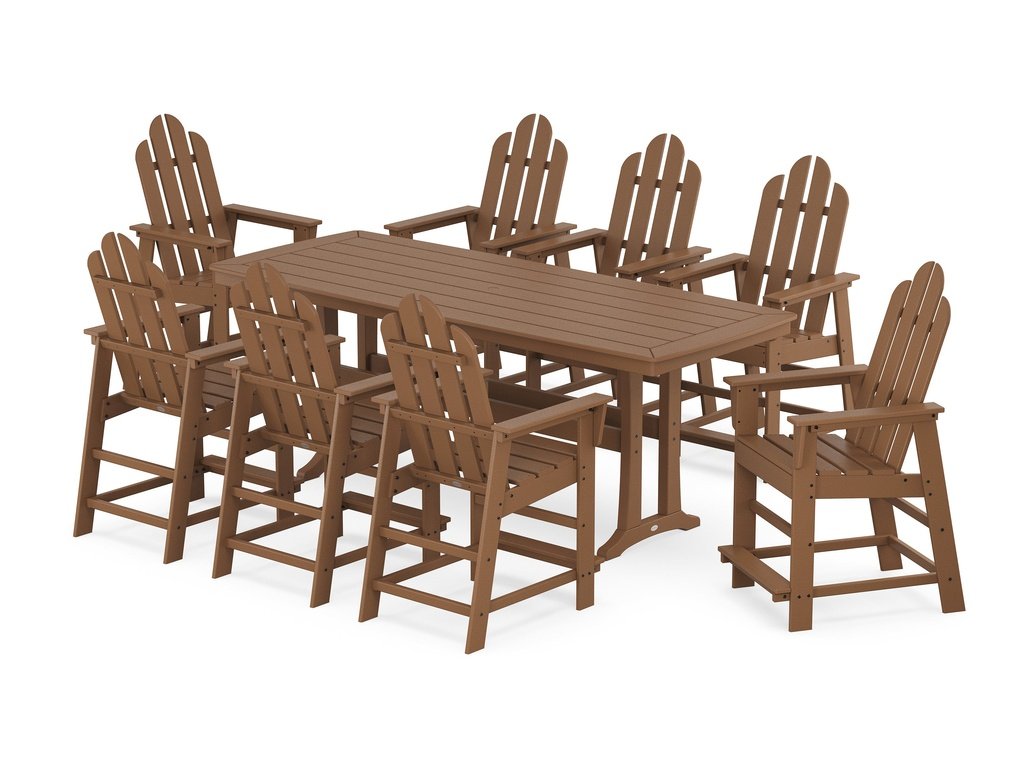 Long Island 9-Piece Counter Set with Trestle Legs Photo