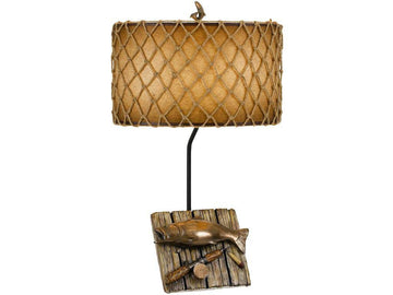 Fish & Reel Trophy Tbl Lamp