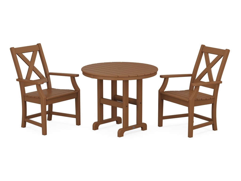 Braxton 3-Piece Round Dining Set Photo