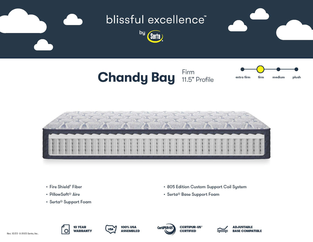 Chandy Bay Firm Mattress - Retreat Home Furniture