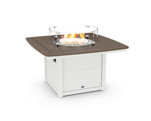 Nautical 42" Fire Pit Table | Natural Finish - Retreat Home Furniture