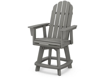 Vineyard Curveback Adirondack Swivel Counter Chair Photo