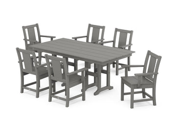 Prairie Arm Chair 7-Piece Farmhouse Dining Set Photo