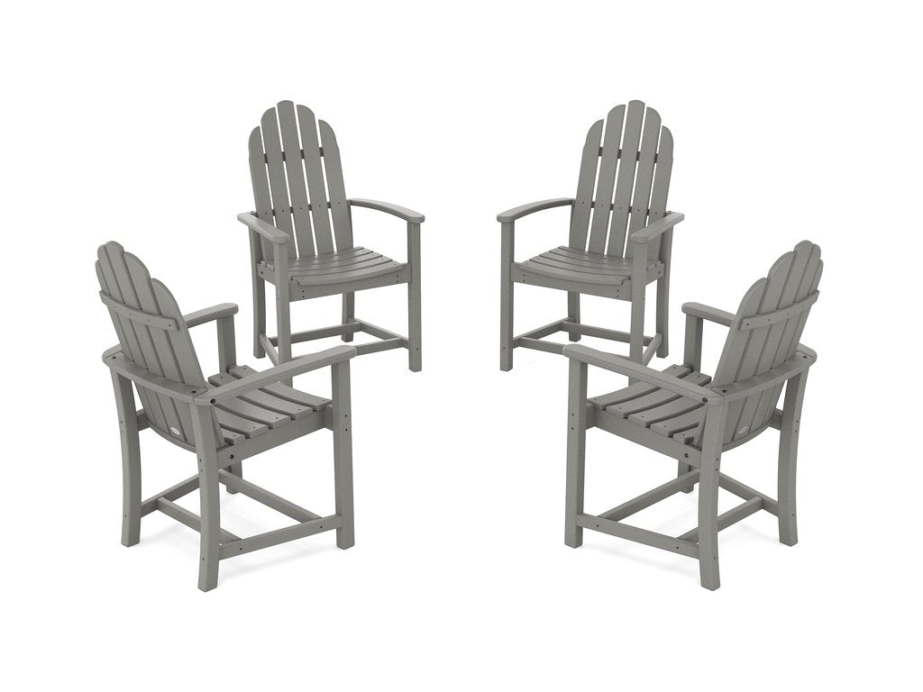 Classic 4-Piece Upright Adirondack Conversation Set Photo