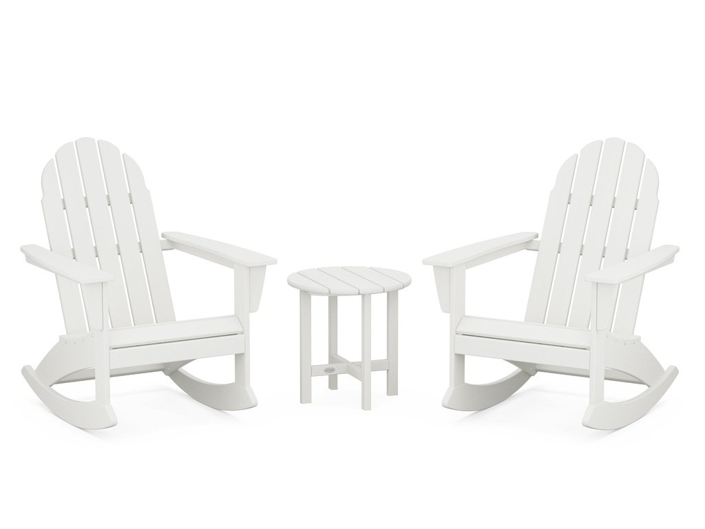 Vineyard 3-Piece Adirondack Rocking Chair Set Photo