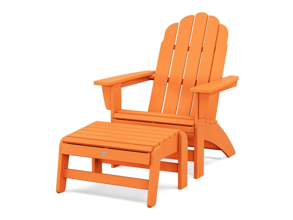 Vineyard Grand Adirondack Chair with Ottoman Photo