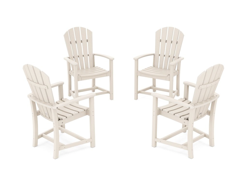 Palm Coast 4-Piece Upright Adirondack Conversation Set Photo