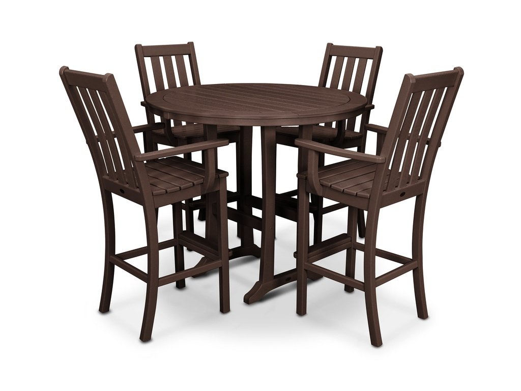 Vineyard 5-Piece Round Bar Set Photo