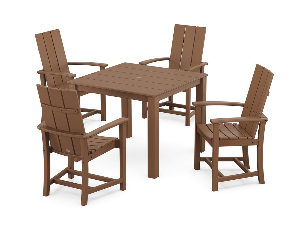 Modern Adirondack 5-Piece Parsons Dining Set Photo