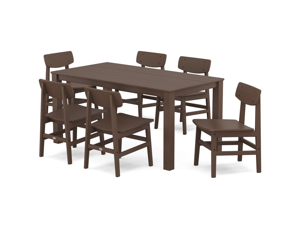 Modern Studio Urban Chair 7-Piece Parsons Table Dining Set Photo