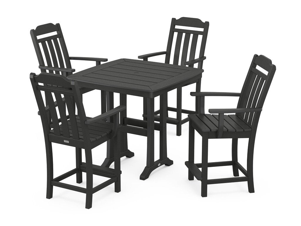 Country Living 5-Piece Counter Set with Trestle Legs Photo