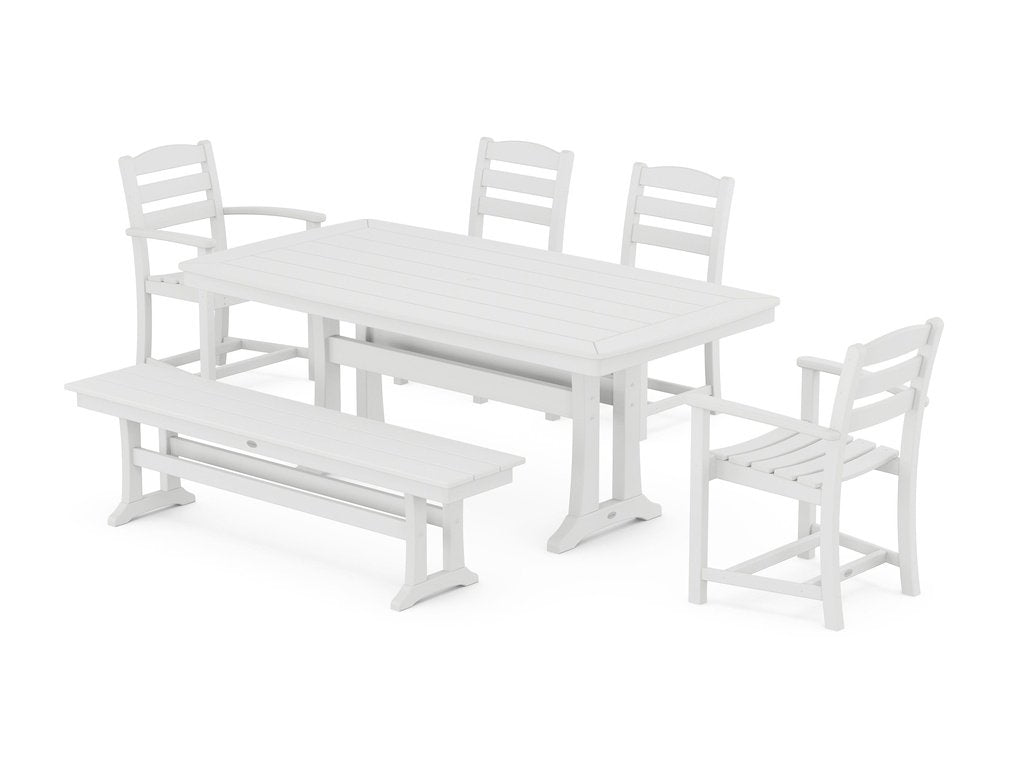 La Casa Cafe 6-Piece Dining Set with Trestle Legs Photo