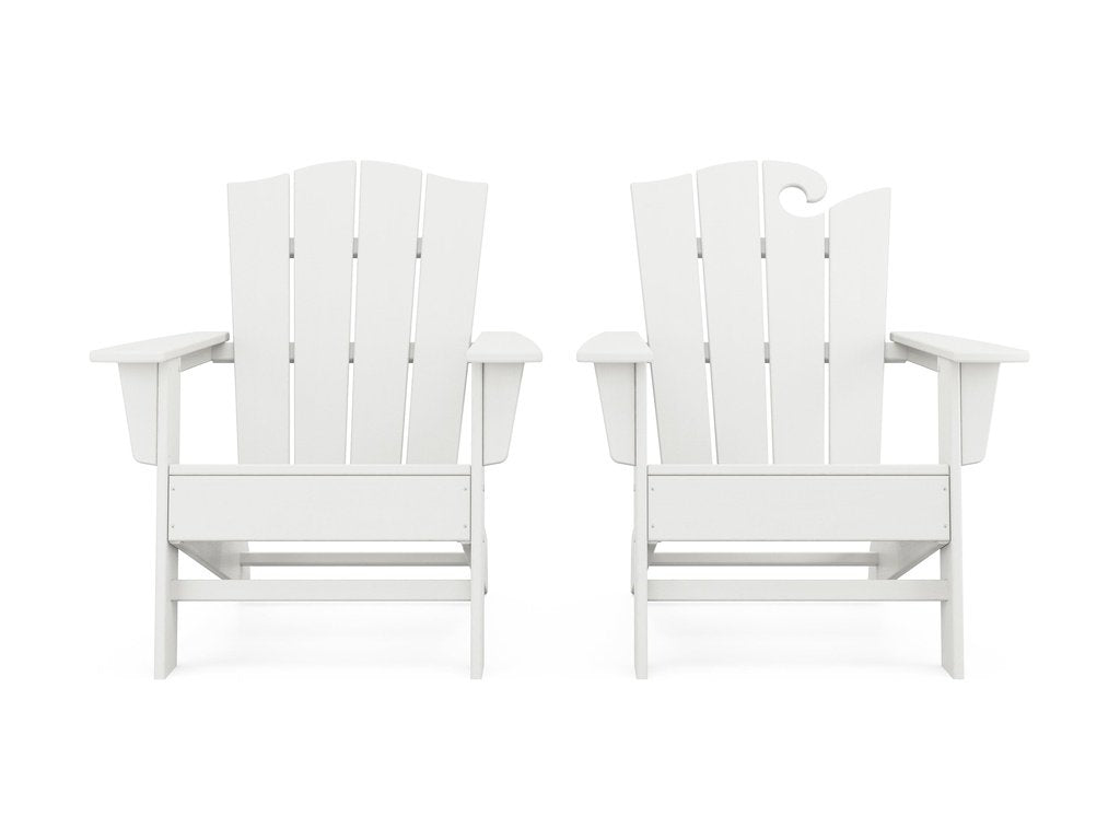 Wave 2-Piece Adirondack Chair Set with The Crest Chair Photo