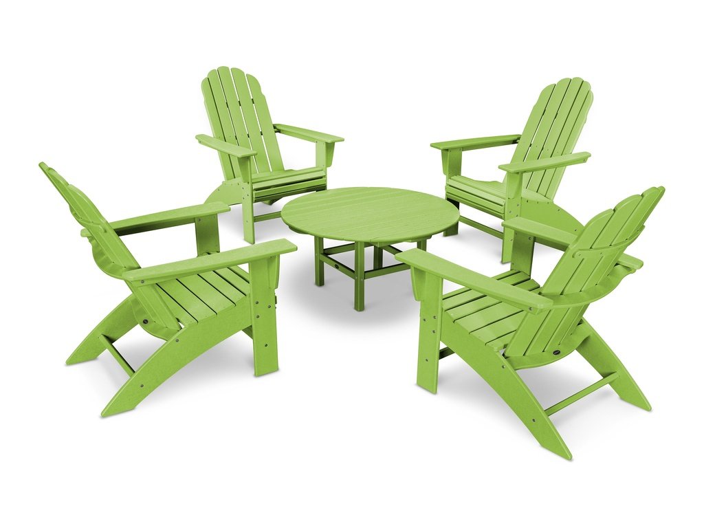 Vineyard 5-Piece Oversized Adirondack Set Photo