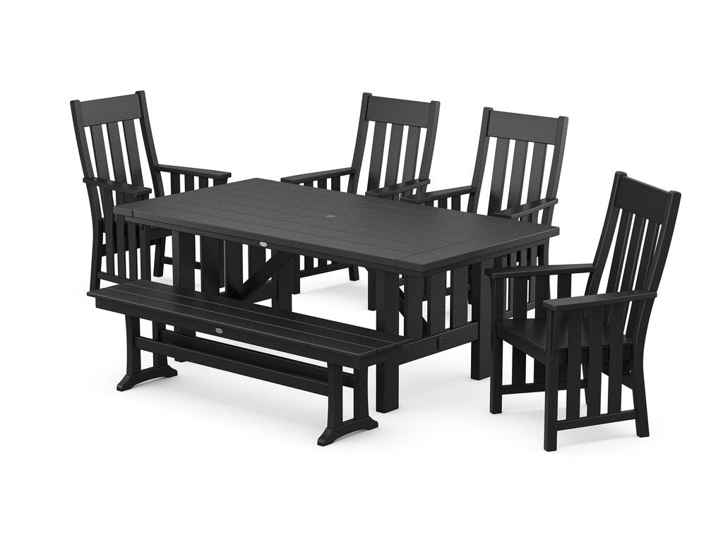 Acadia 6-Piece Dining Set with Bench Photo