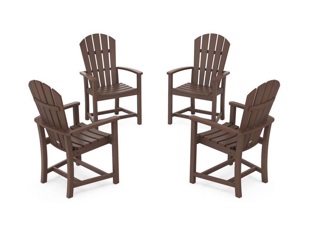 Palm Coast 4-Piece Upright Adirondack Conversation Set Photo