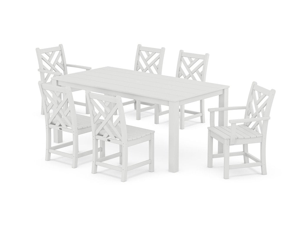 Chippendale 7-Piece Parsons Dining Set Photo