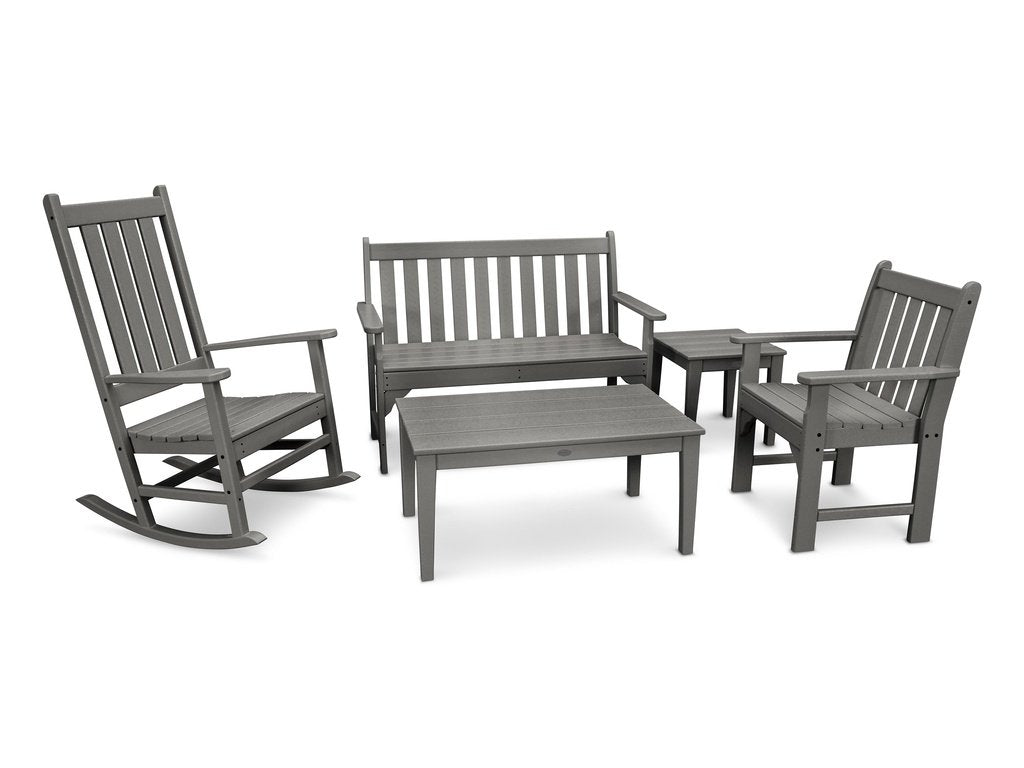 Vineyard 5-Piece Bench & Rocking Chair Set Photo