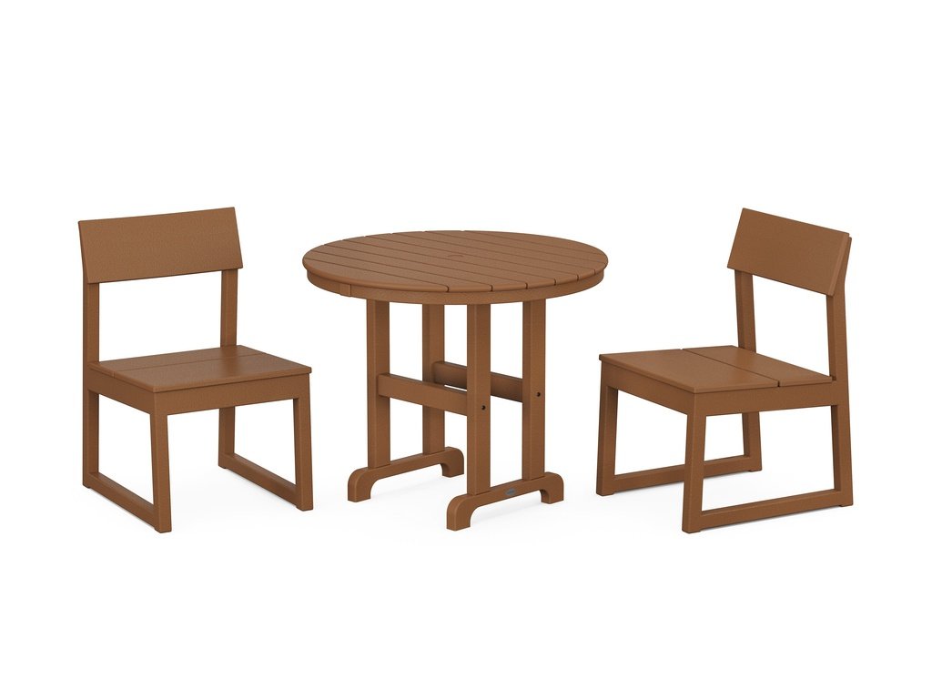 EDGE Side Chair 3-Piece Round Dining Set Photo