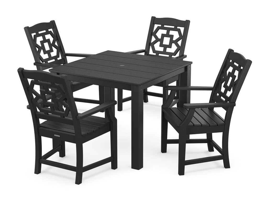 Chinoiserie 5-Piece Parsons Dining Set Photo